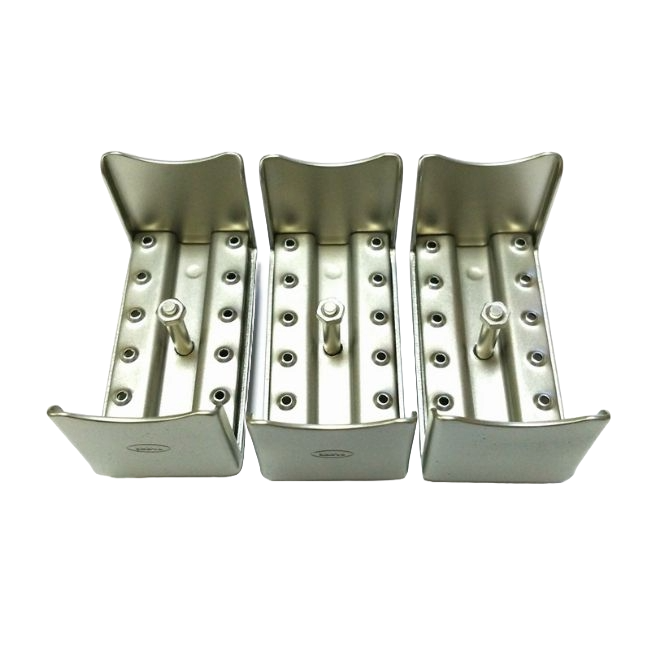 Подставка металлическая для эндодонтических инструментов, 12 ячеек, 3 шт. | YDM (Япония)