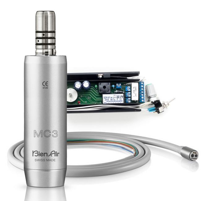 MC3 IR Kit - микромотор Bien-Air MC3 IR без света, с комплектом для встраивания в стоматологическую установку | Bien-Air (Швейцария)