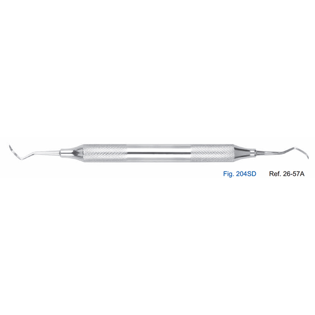 Скейлер пародонтологический, форма 204SD, ручка CLASSIC, 10 мм | HLW Dental Instruments (Германия)