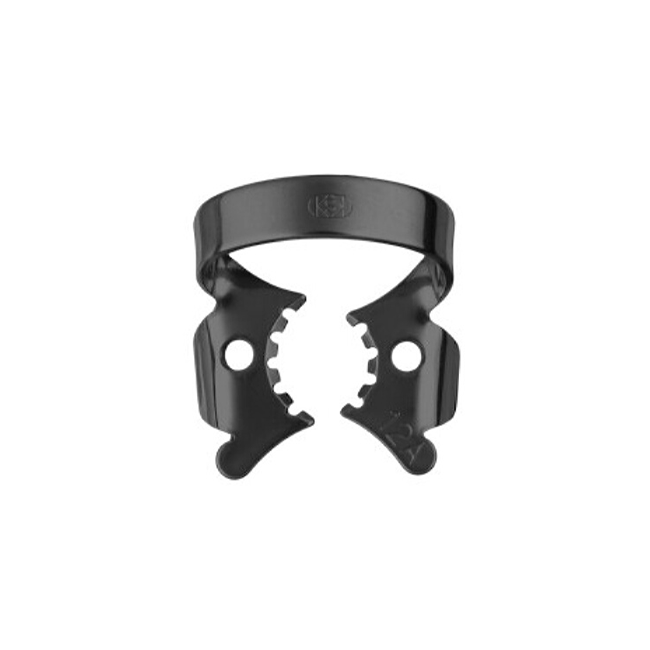 Кламмер для раббердама №12A Black с черным оксидным покрытием | Dentech Corporation (Япония)