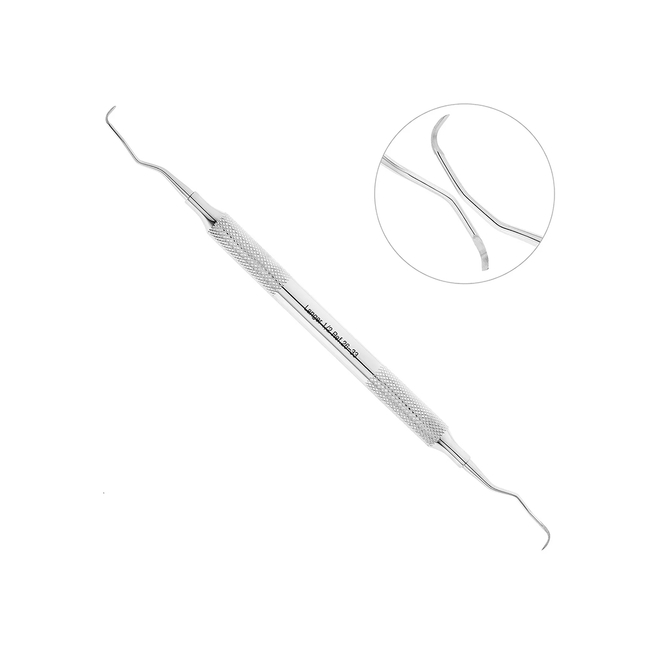 Кюрета Langer, форма 1/2, ручка диаметр 8 мм | HLW Dental Instruments (Германия)