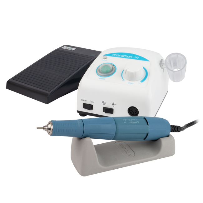 Marathon N7 NEW - зуботехнический микромотор повышенной мощности с наконечником SDE-SH37L М 45, 40000 об/мин, 45 Вт, педаль FS60 | Saeyang Microtech (Ю. Корея)