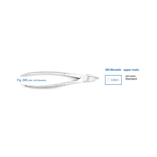 Щипцы для удаления зубов детские верхние, корневые (11-29S) | HLW Dental Instruments (Германия)