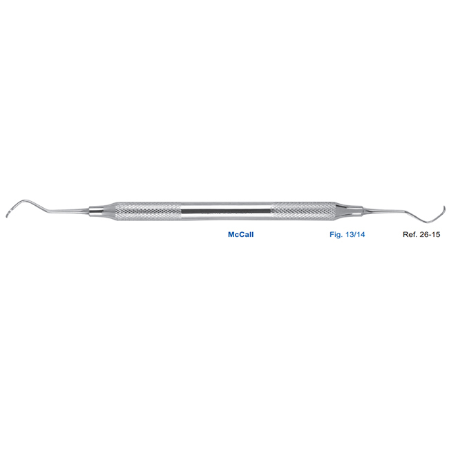 Скейлер пародонтологический McCall, форма 13/14, ручка диаметр 8 мм | HLW Dental Instruments (Германия)