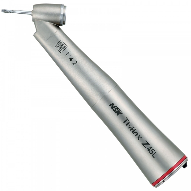 Ti-Max Z45L - повышающий угловой наконечник с оптикой, 1:4,2 | NSK Nakanishi (Япония)