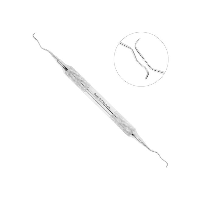 Кюрета пародонтологическая Gracey, форма 13/14, ручка CLASSIC, диаметр 10 мм | HLW Dental Instruments (Германия)