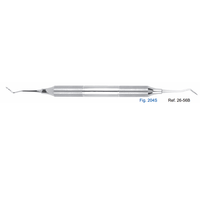 Скейлер пародонтологический, форма 204S, ручка DELUXE, диаметр 10 мм | HLW Dental Instruments (Германия)