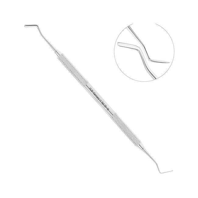 Гладилка обратная, жесткая, с острым краем (29-16) | HLW Dental Instruments (Германия)