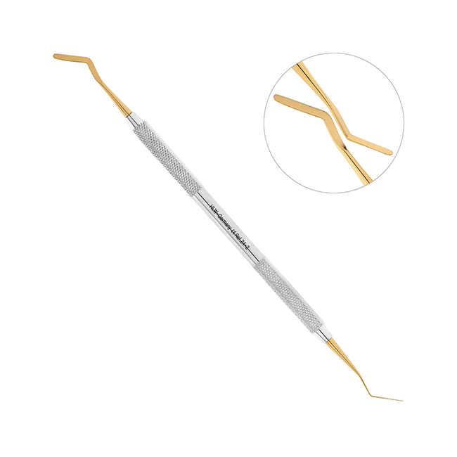 Гладилка обратная, гибкая, 2,0 мм, нитрид титановое покрытие | HLW Dental Instruments (Германия)