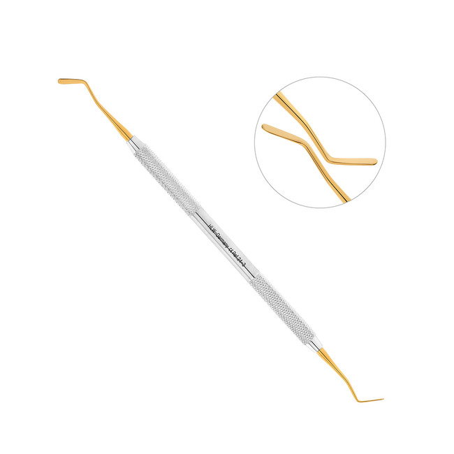 Гладилка обратная, жесткая, 3.0 мм, нитрид титановое покрытие | HLW Dental Instruments (Германия)