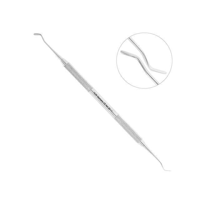 Гладилка обратная, жесткая, укороченная (29-11) | HLW Dental Instruments (Германия)