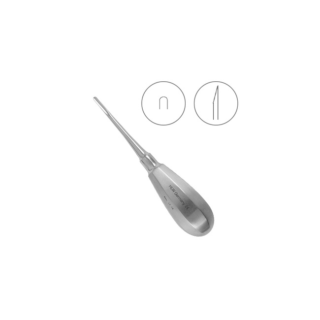 Элеватор Bein, зубчатый, 3 мм (13-1BZ) | HLW Dental Instruments (Германия)