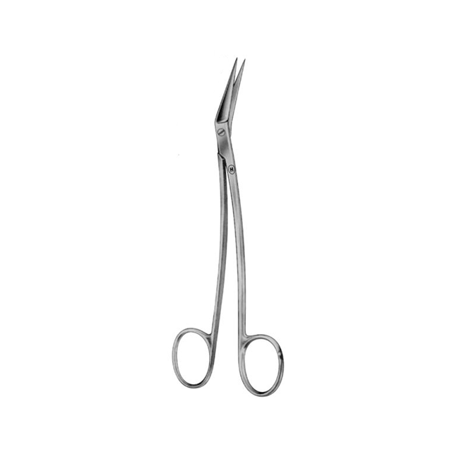 HSB 039-16 - хирургические ножницы Locklin десневые, зазубренные, 160 мм | Karl Hammacher GmbH (Германия)