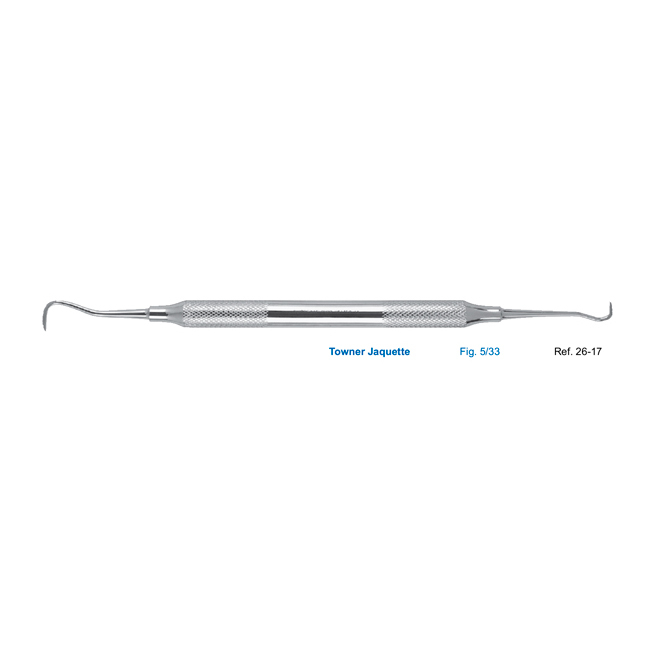 Скейлер пародонтологический Towner Jaquette, форма 5/33, диаметр 8 мм | HLW Dental Instruments (Германия)