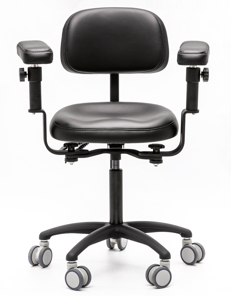 Стул микроскописта Mercury STANDART Black, HX001-36