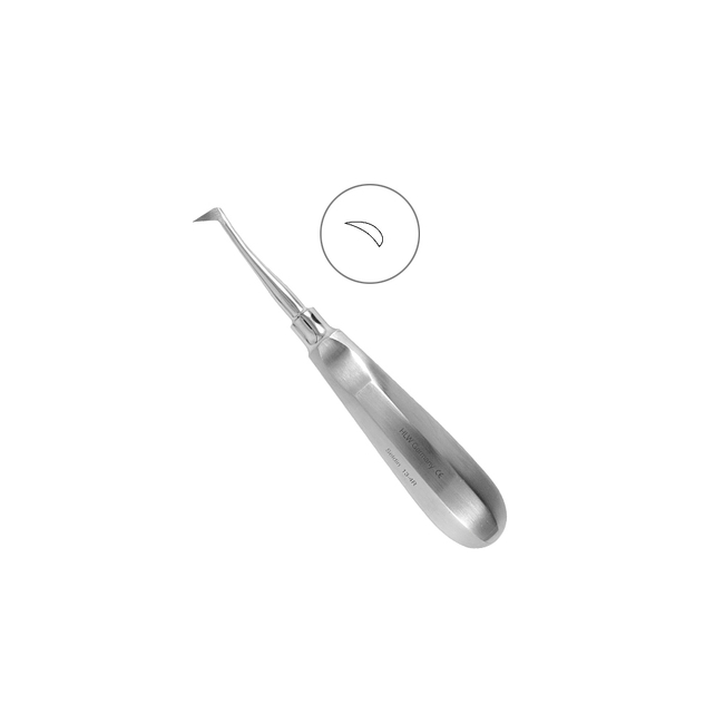 Элеватор Seldin, изогнутый,  правый | HLW Dental Instruments (Германия)