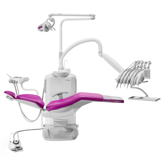 Fedesa Coral Lux - ультракомпактная стоматологическая установка с верхней подачей инструментов | Fedesa (Испания)