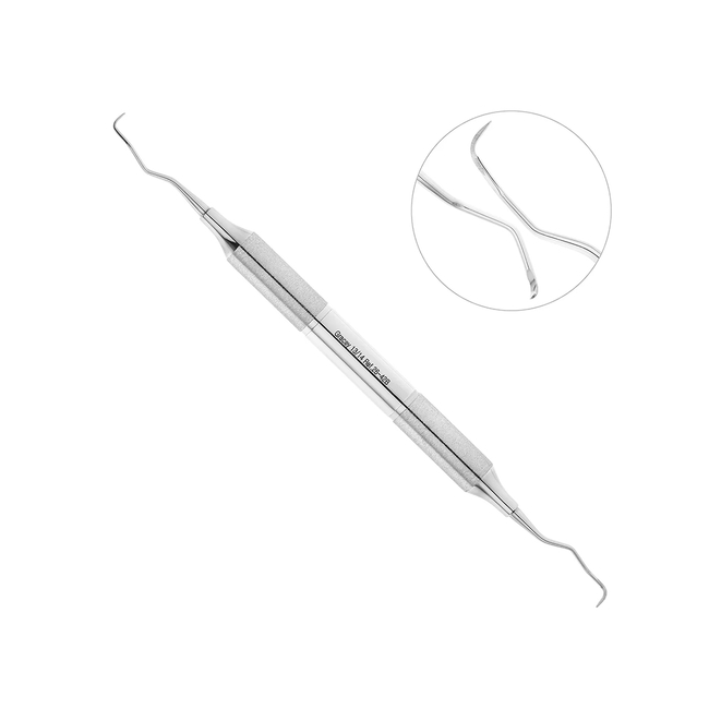 Кюрета пародонтологическая Gracey, форма 13/14, ручка DELUXE, диаметр 10 мм | HLW Dental Instruments (Германия)