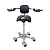 Salli Small MultiAdjuster Ergorest with Stretching Support - эргономичный стул-седло для работы с микроскопом | Salli (Финляндия)
