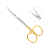 Ножницы хирургические изогнутые Kelly TC, 160 мм зубчатая поверхность | HLW Dental Instruments (Германия)