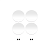 Сменные незапотевающие родиевые зеркала для Motranser M3, яркость 75%, диаметр 23 мм, 4 шт. | Motranser (Тайвань)