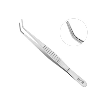 Пинцет хирургический изогнутый, 16 см | Nopa Instruments (Германия)