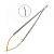 Ножницы-микро изогнутые Micro Schere TC, 170 мм., HLW Dental Instruments (Германия)