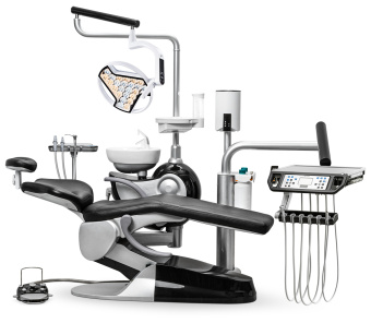 Стоматологическая установка Safety M2+ нижняя подача с 24-диодным светильником