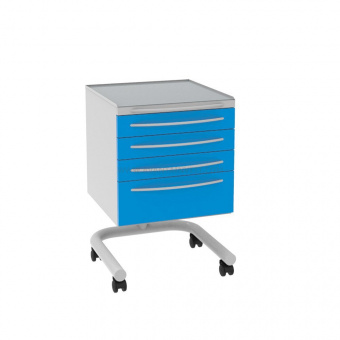 Модуль А-013 (Стол врача мобильный с 3 ящиками) "Эконом"